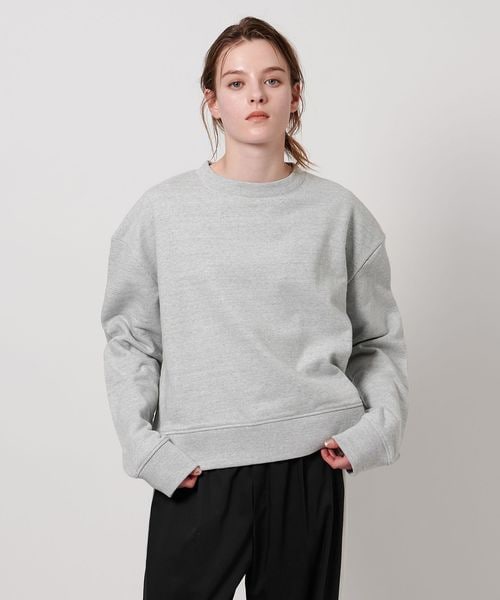 ASTRAET＞コットン ウラケ クルーネックスウェット UNISEX