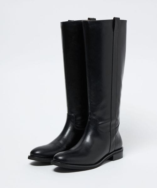 ER＞レザーライク ロングブーツ