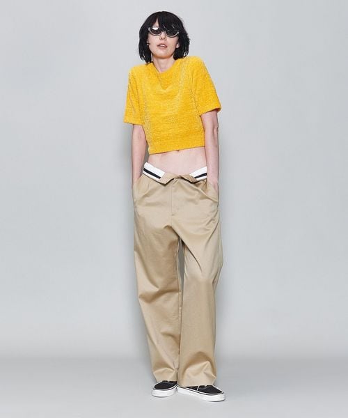 6(ROKU)＞コットン チノ パンツ