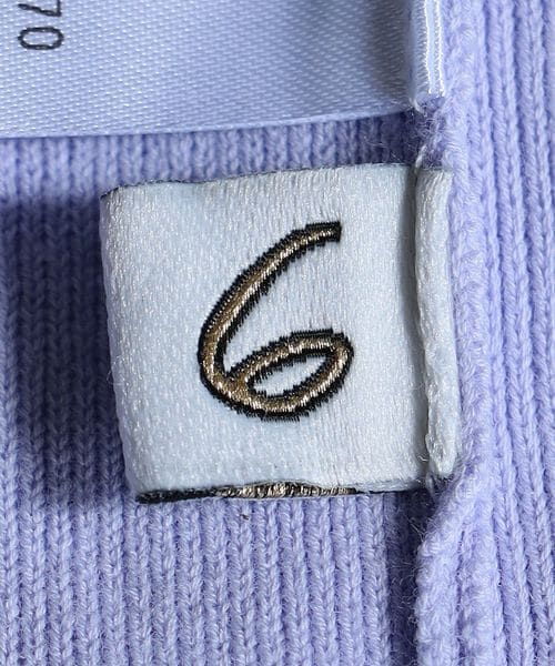 6(ROKU)＞ニットキャミソール