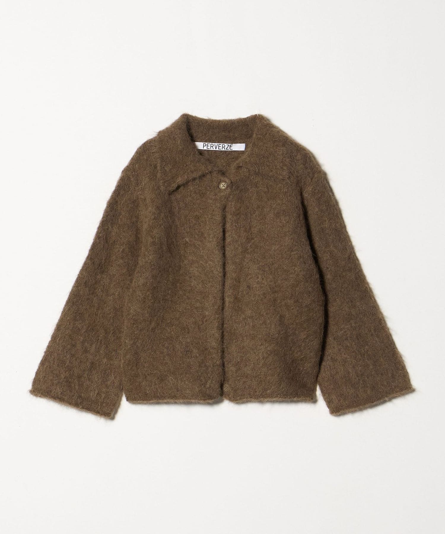 PERVERZE＞ FLUFFY KNIT CARDIGAN/カーディガン