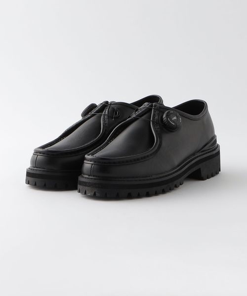 PG × Steven Alan＞ KNOCK BLACK LEATHER/シューズ