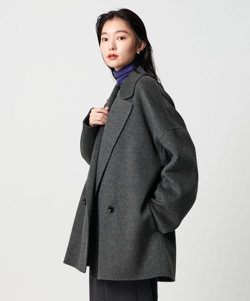 MARW UNITED ARROWS＞リバー ミドル丈 コート