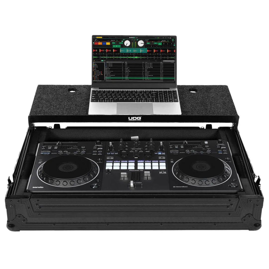 UDG Ultimate Flight Case Pioneer DJ DDJ-REV5 Black Plus (Laptop