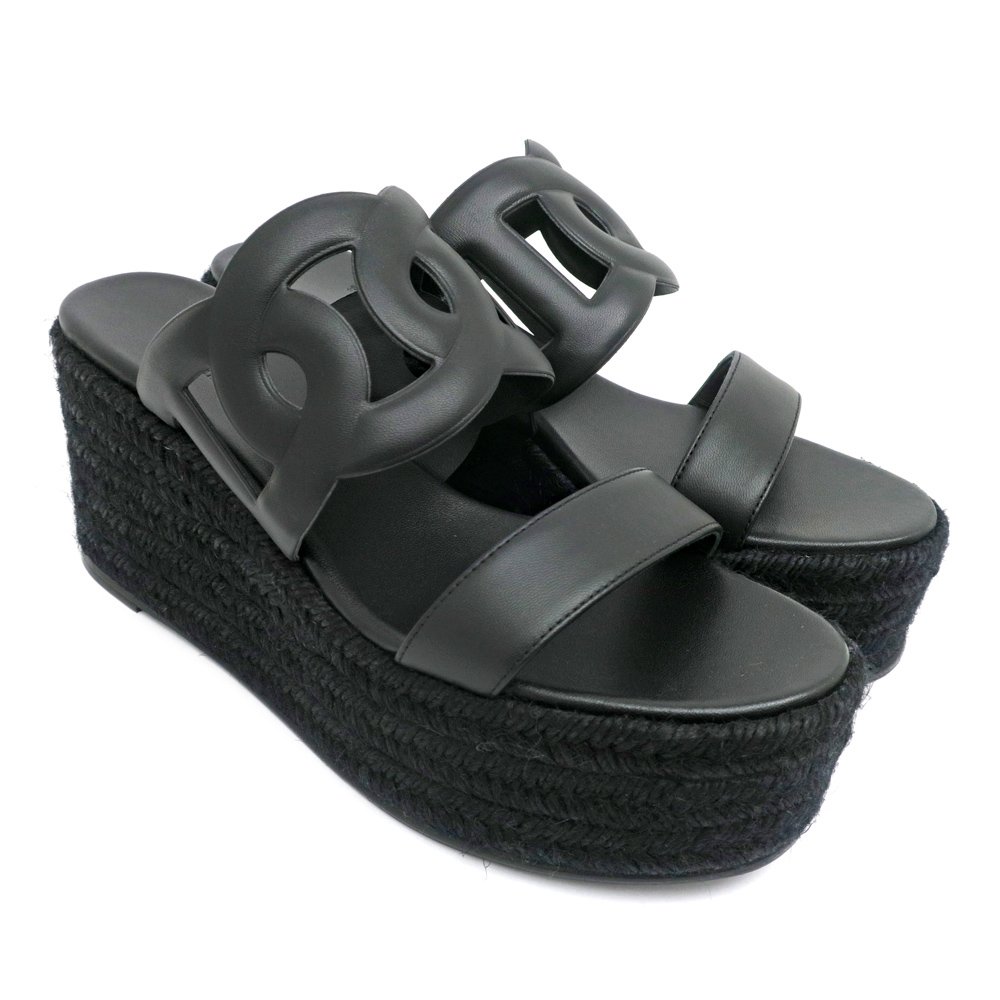 名東】【HERMES】エルメス エスパドリーユ イテア サンダル ウェッジ