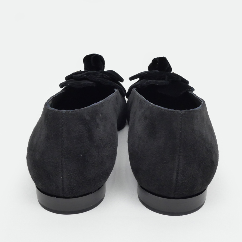 名東】【CHANEL】シャネル バレリーナ フラットシューズ カメリア