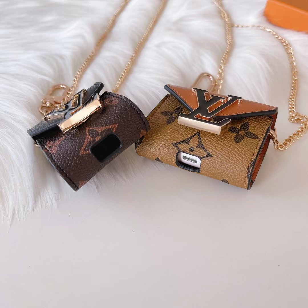 ルイヴィトン AirPods3ケース 首掛けストラップ付き モノグラム