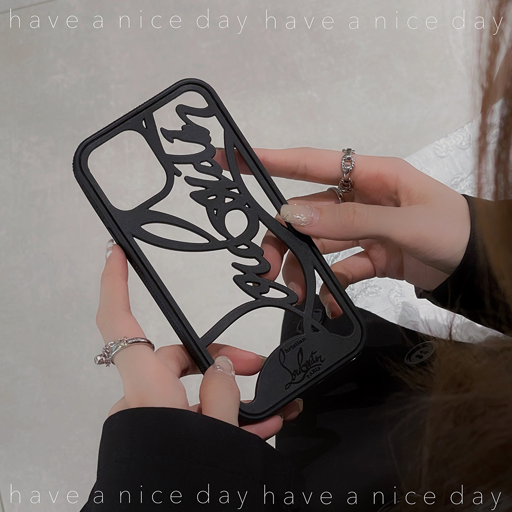 ルブタン iPhone15/14/13ProMaxケース 切り抜き Christian Louboutin