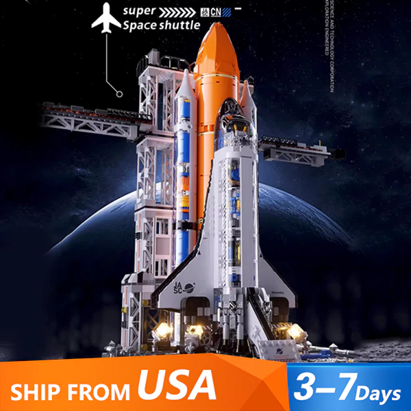 LEGO MOC JAKI 8513 Super Space Shuttle Technic US Warehouse Express