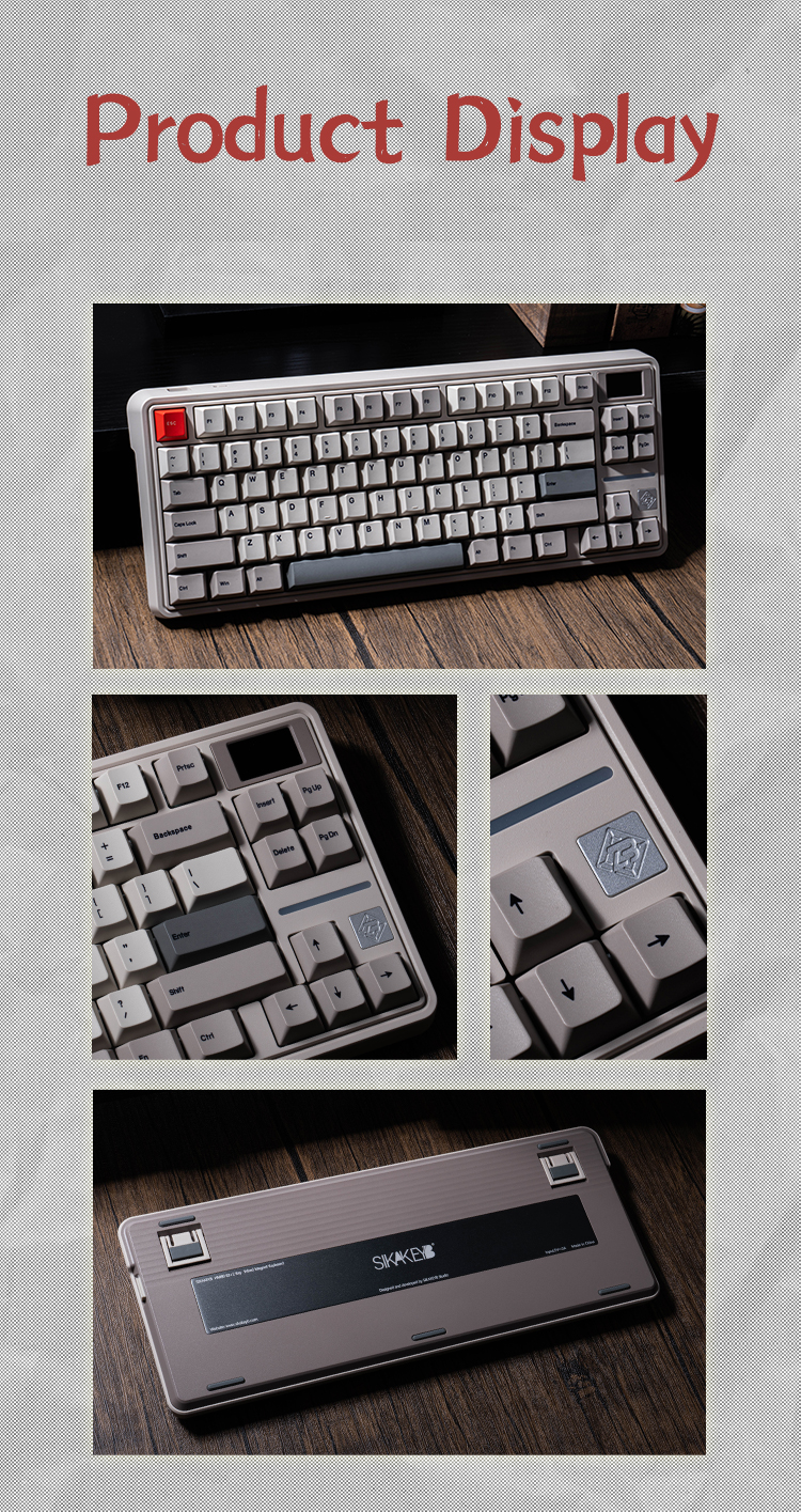 Sikakeyb Castle HM80 82Key %80 Magnetic Keyboard