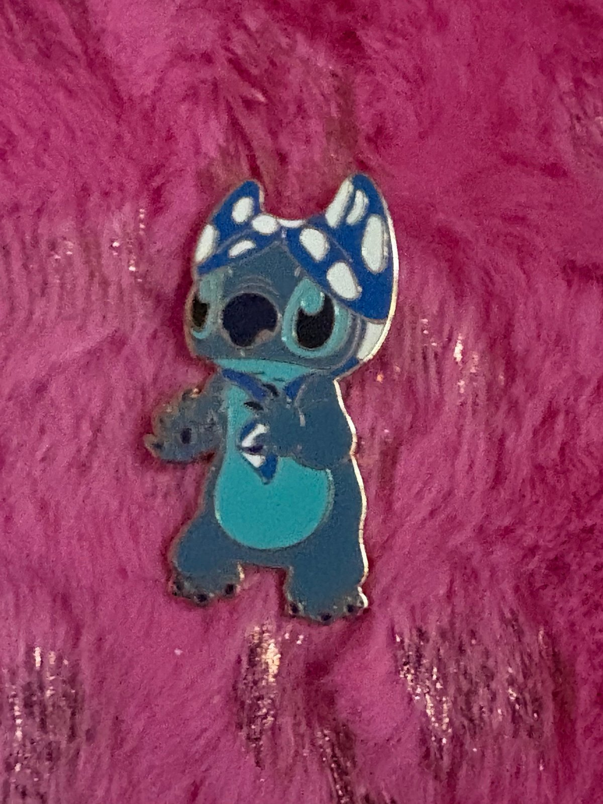 Disneyland Park enamel pin stitch with bra on | Mercari