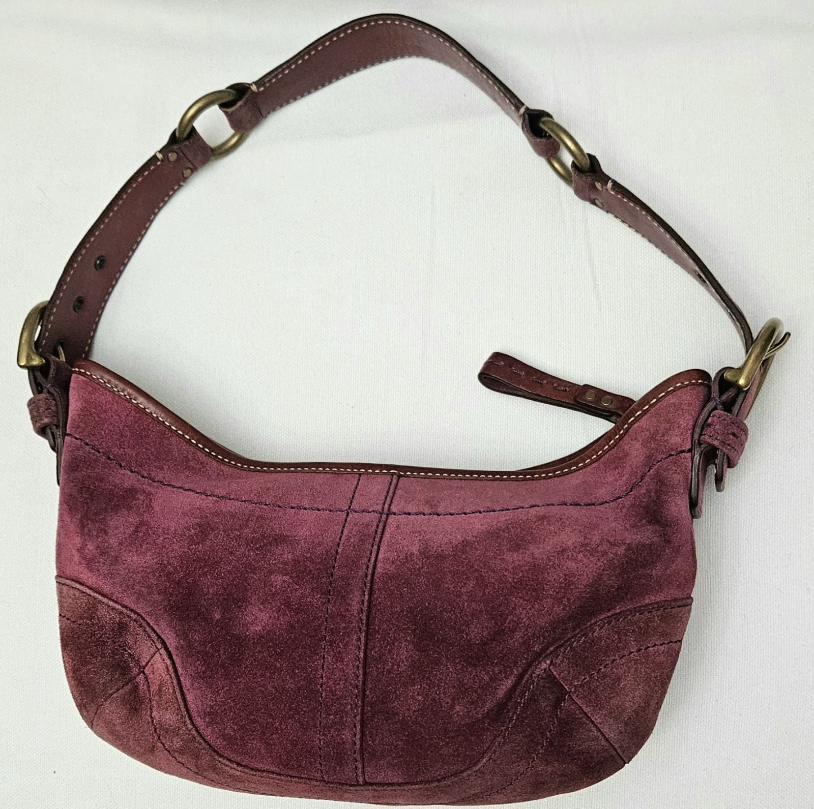 Coach Vintage Purple Suede Soho Hobo | Mercari