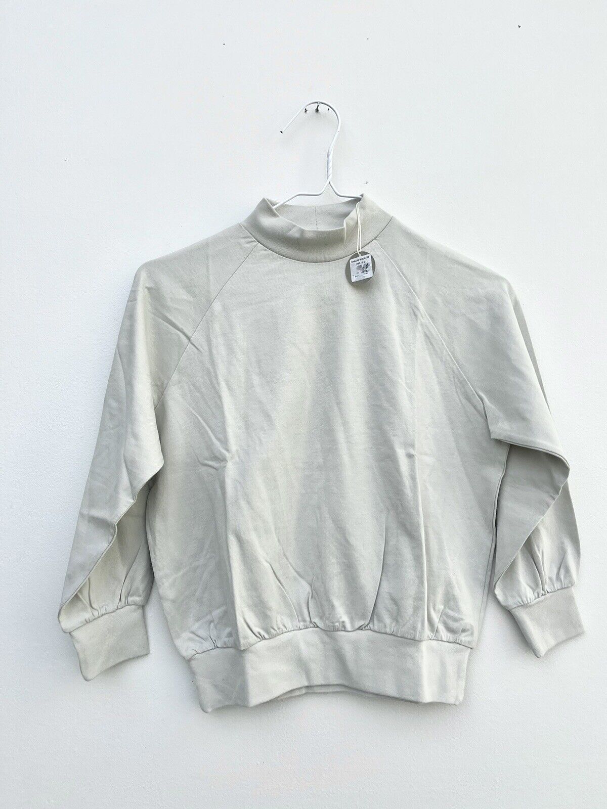 SOOR PLOOM Raglan Mock Tee sleet 4Y Raglan Mock Tee Wisp ploom