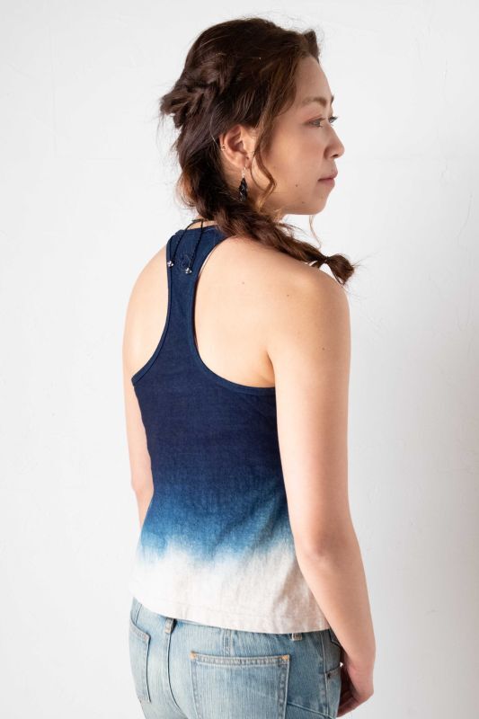 藍染のグラデーションが美しい！オーガニック生地が嬉しい、藍染