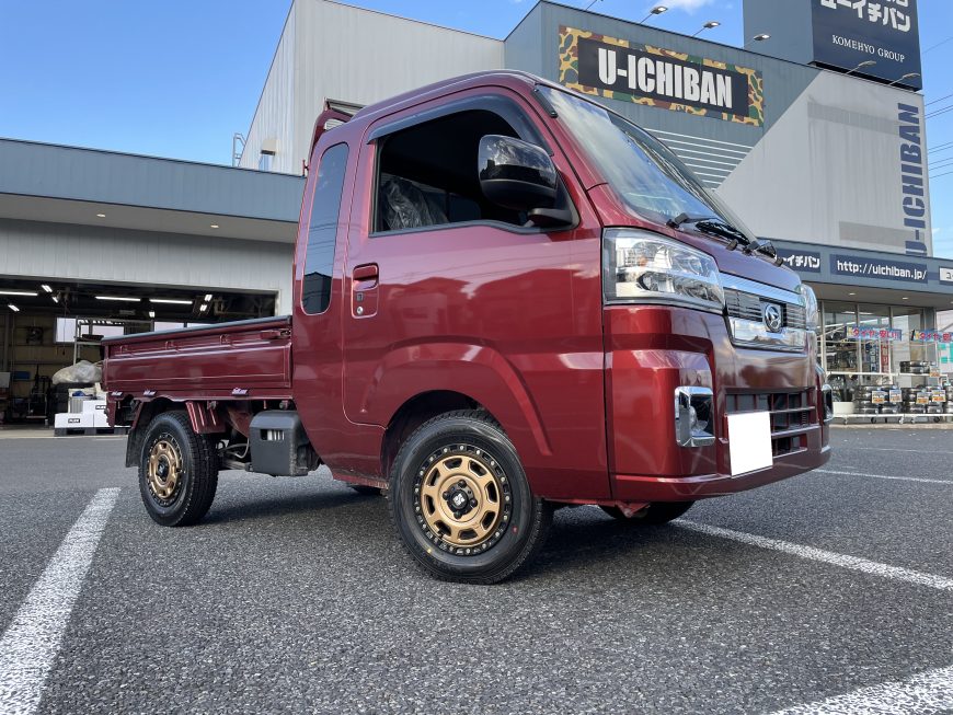 スタッドレスもオシャレにカッコ良く！ハイゼット ジャンボに
