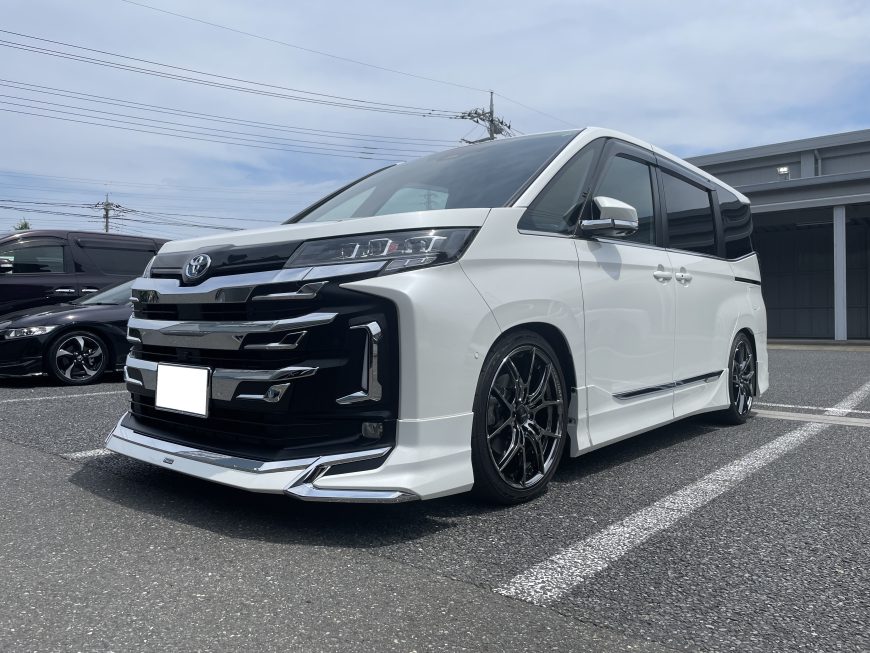 90系ノアのホイールをリセッティング！WORK シュヴァート ブルネンで深