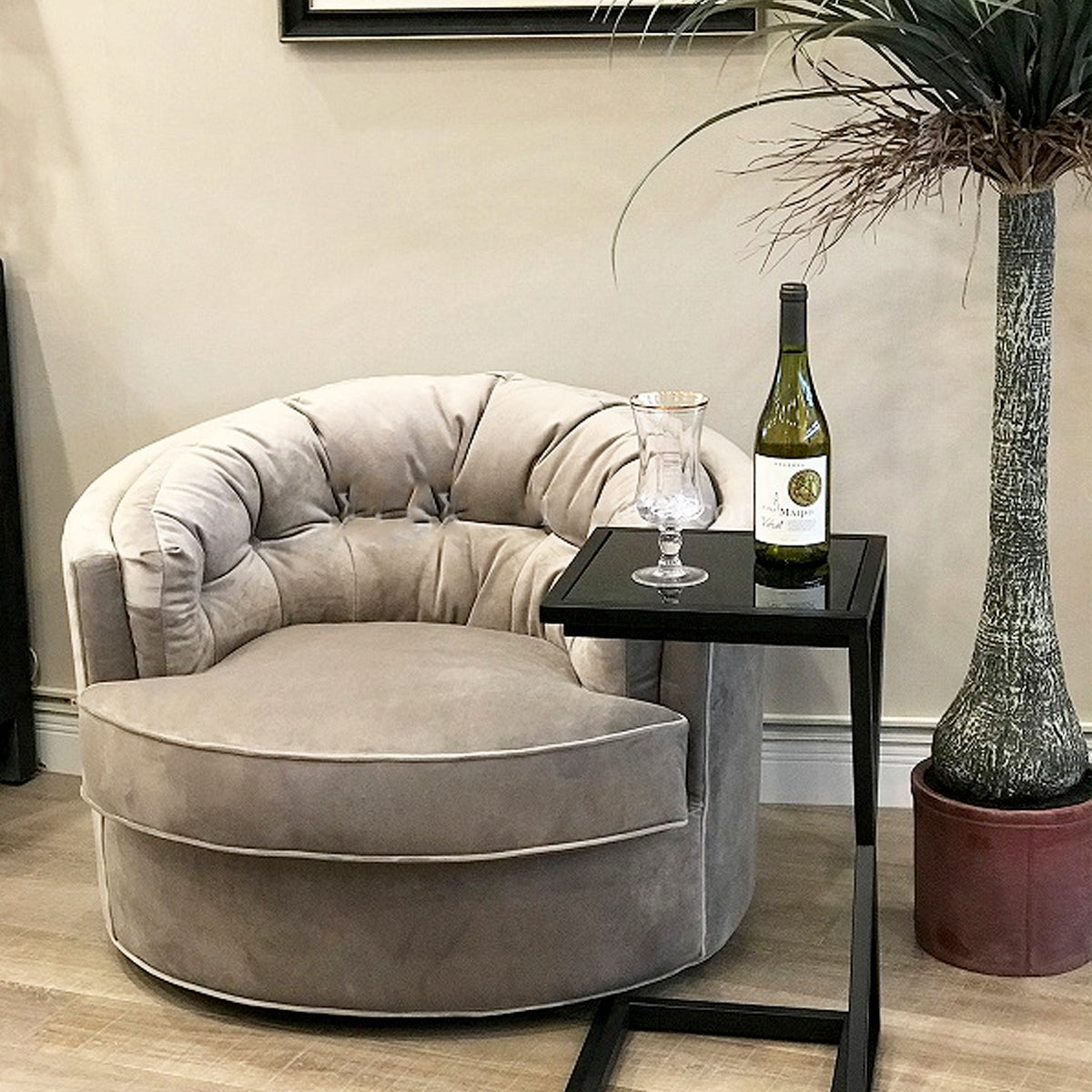 mahalo様専用]早い者勝ちーーー！籐製 円形 1人掛けソファ mahalo]早い