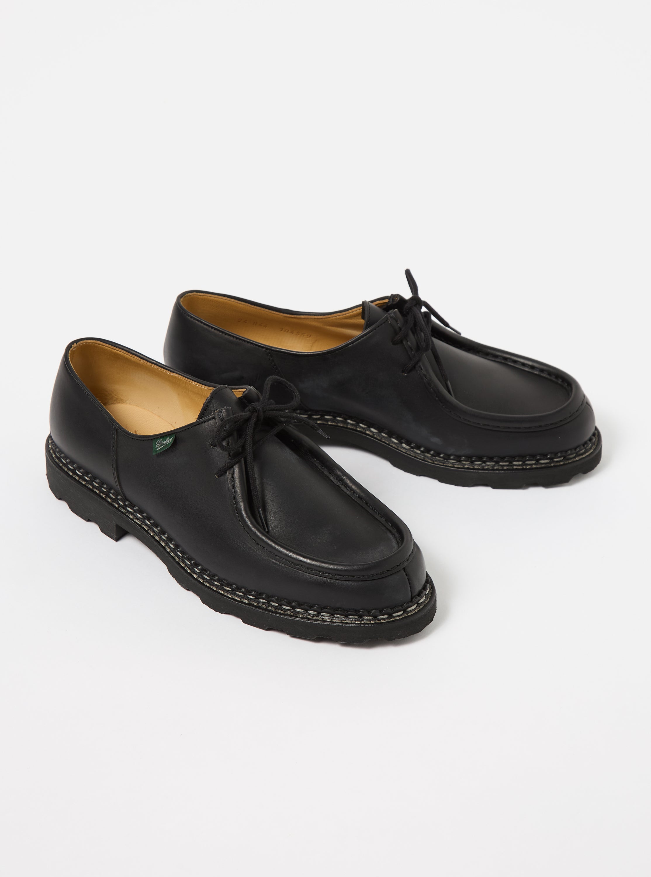 Paraboot Black Leather Michael Marche II – Universal Works