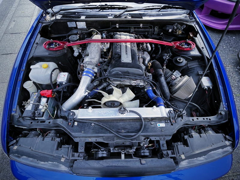 S15スペックR流用SR20DETターボエンジンスワップ!純正5速MT!KPS13日産