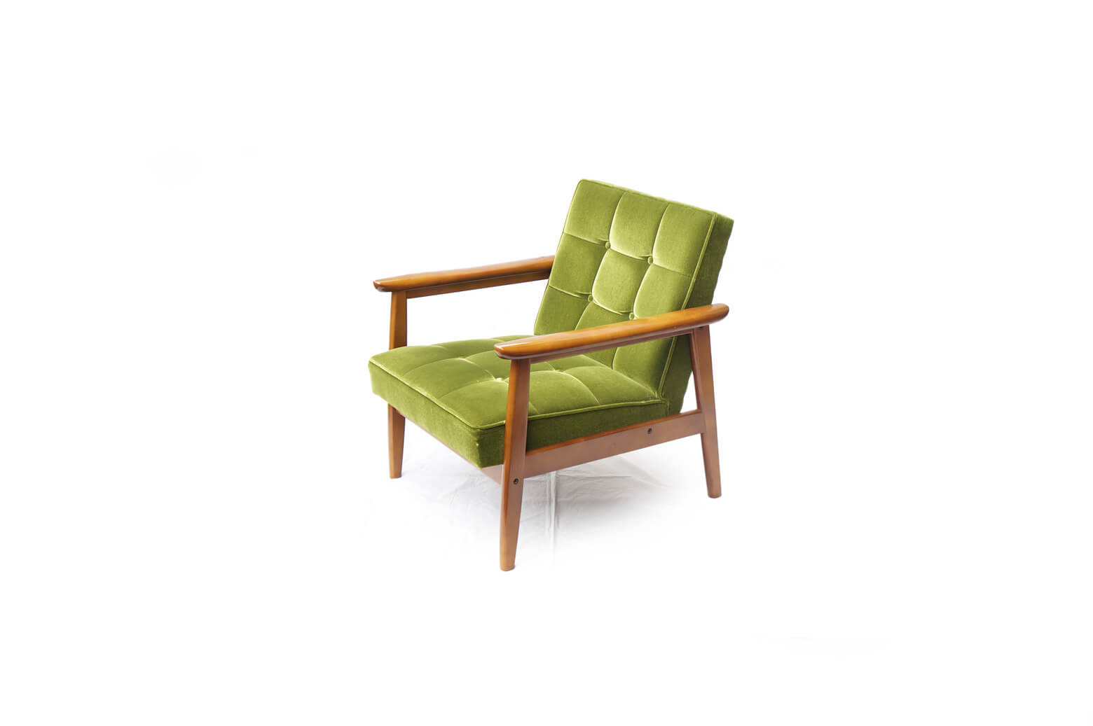 カリモク60 Kチェア 1シーター モケットグリーン/Karimoku60 K Chair