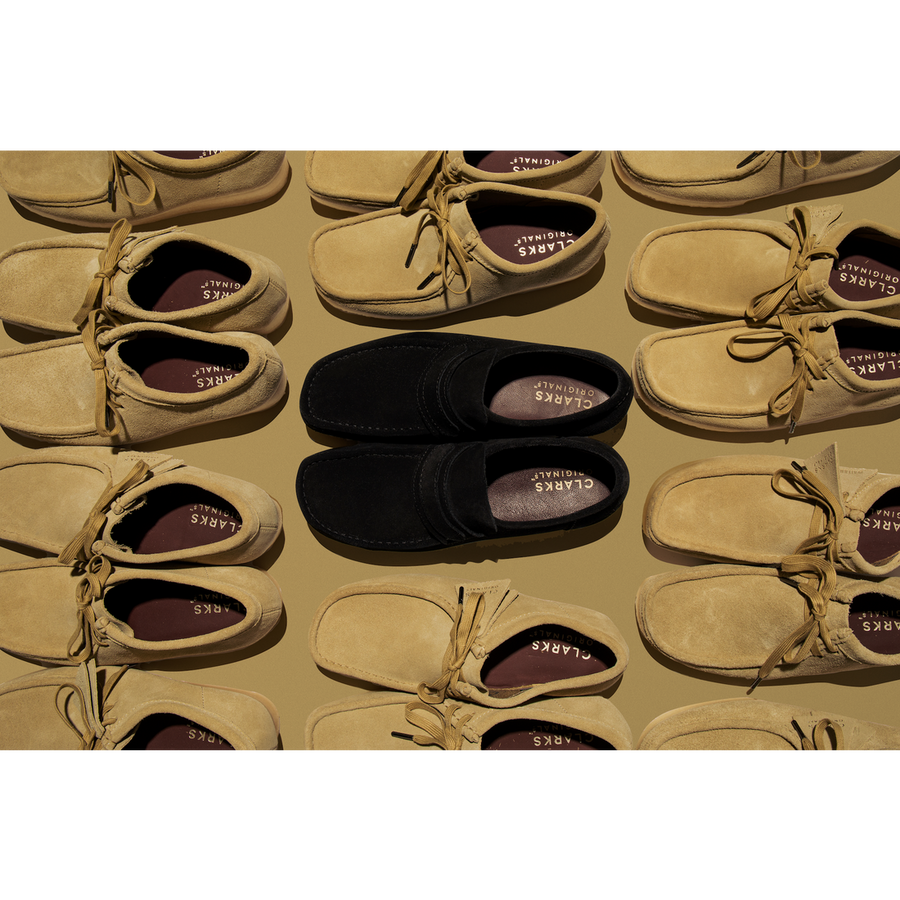 Clarks - Wallabee Loafer / Black Suede｜UP NORTH ONLINE STORE