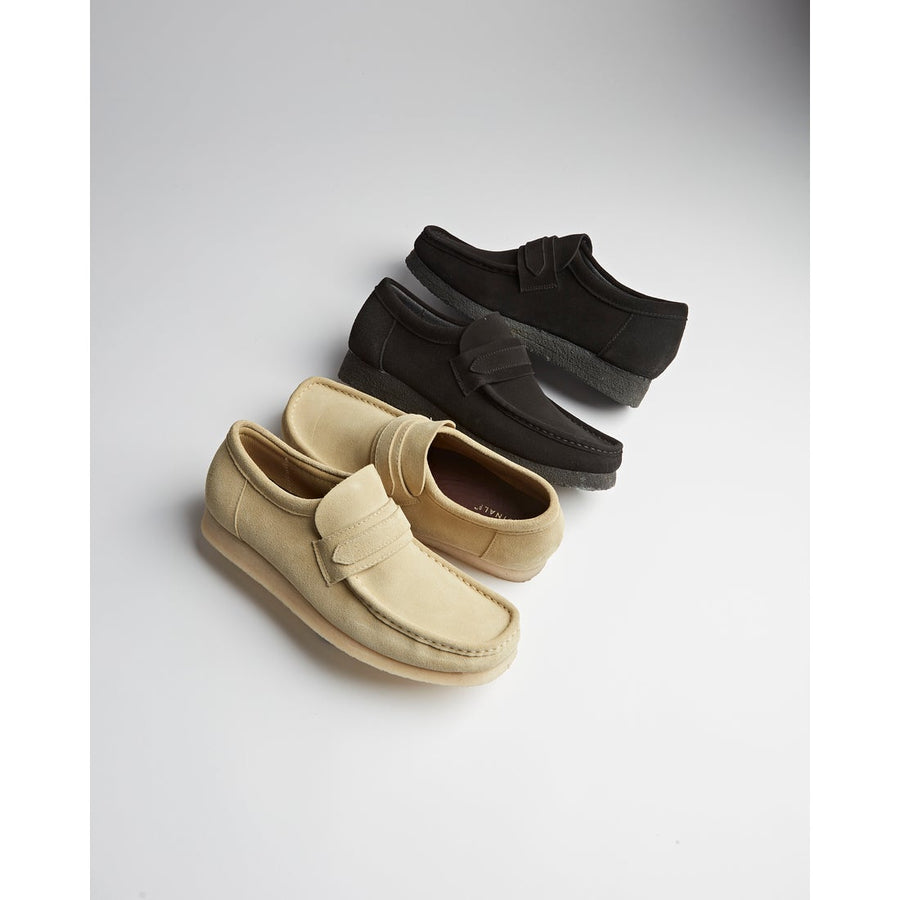 Clarks - Wallabee Loafer / Black Suede｜UP NORTH ONLINE STORE