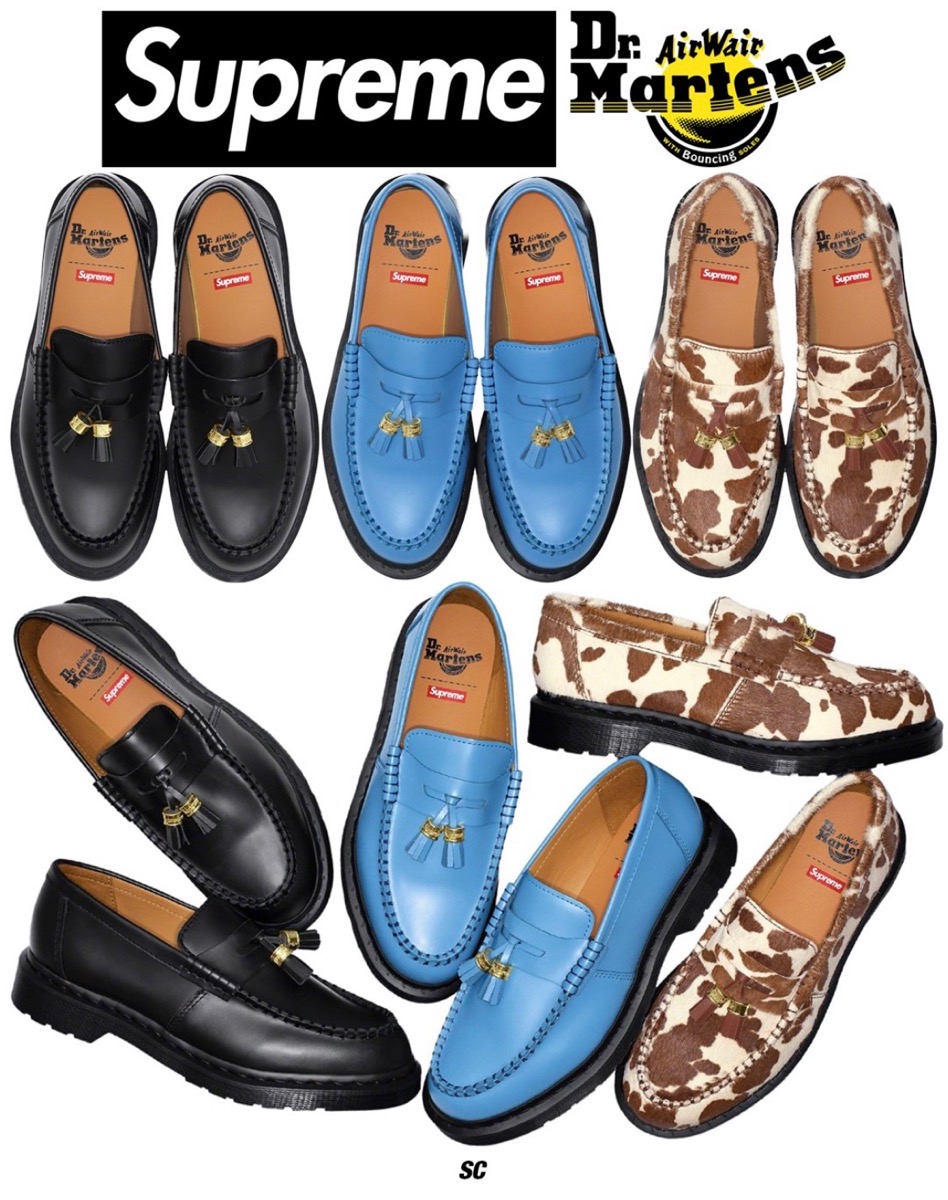 Supreme × Dr.Martens 2023SS Week7が国内4月8日に発売予定【全商品