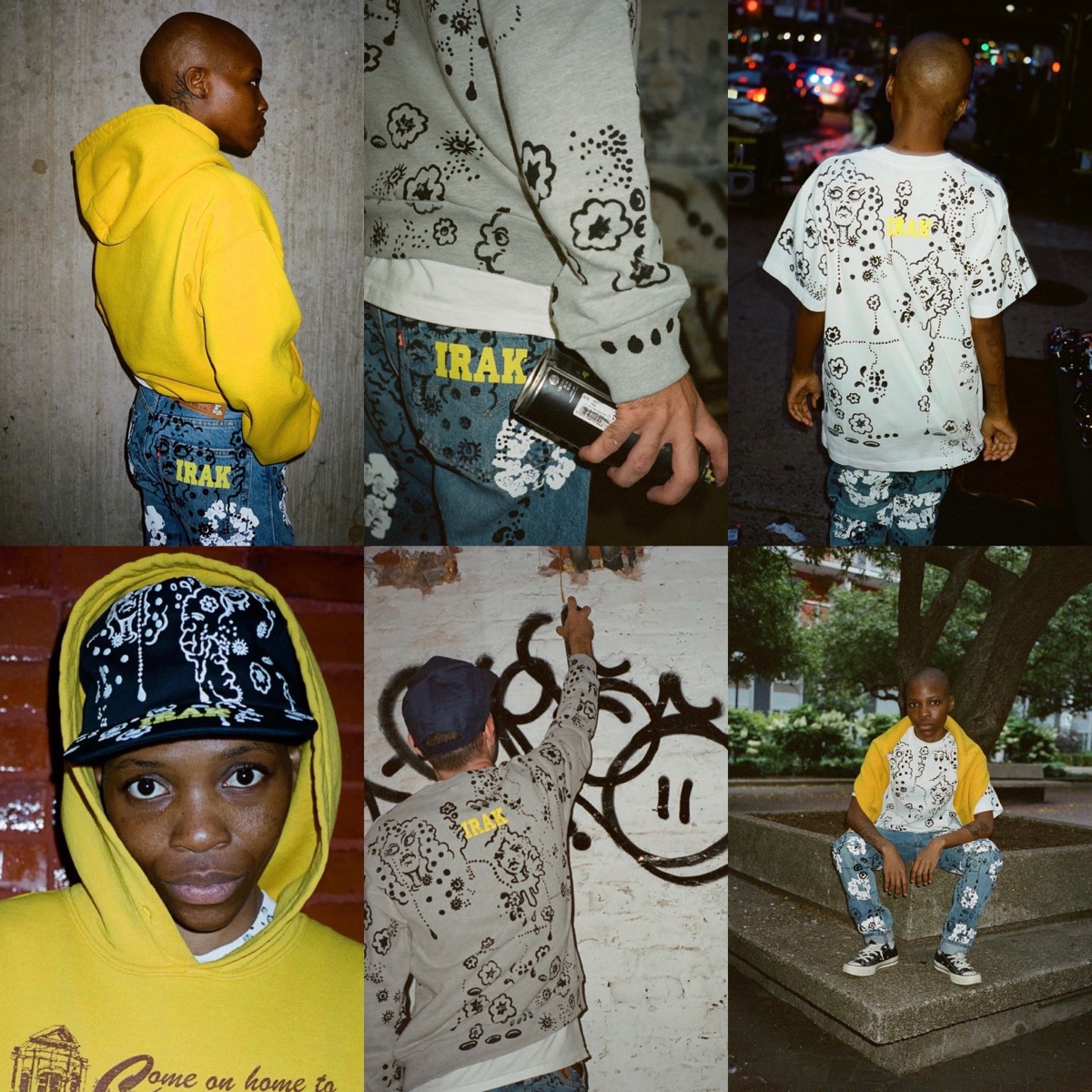 IRAK × Denim Tears カプセルコレクション『IRAK TEARS』が海外6月13日