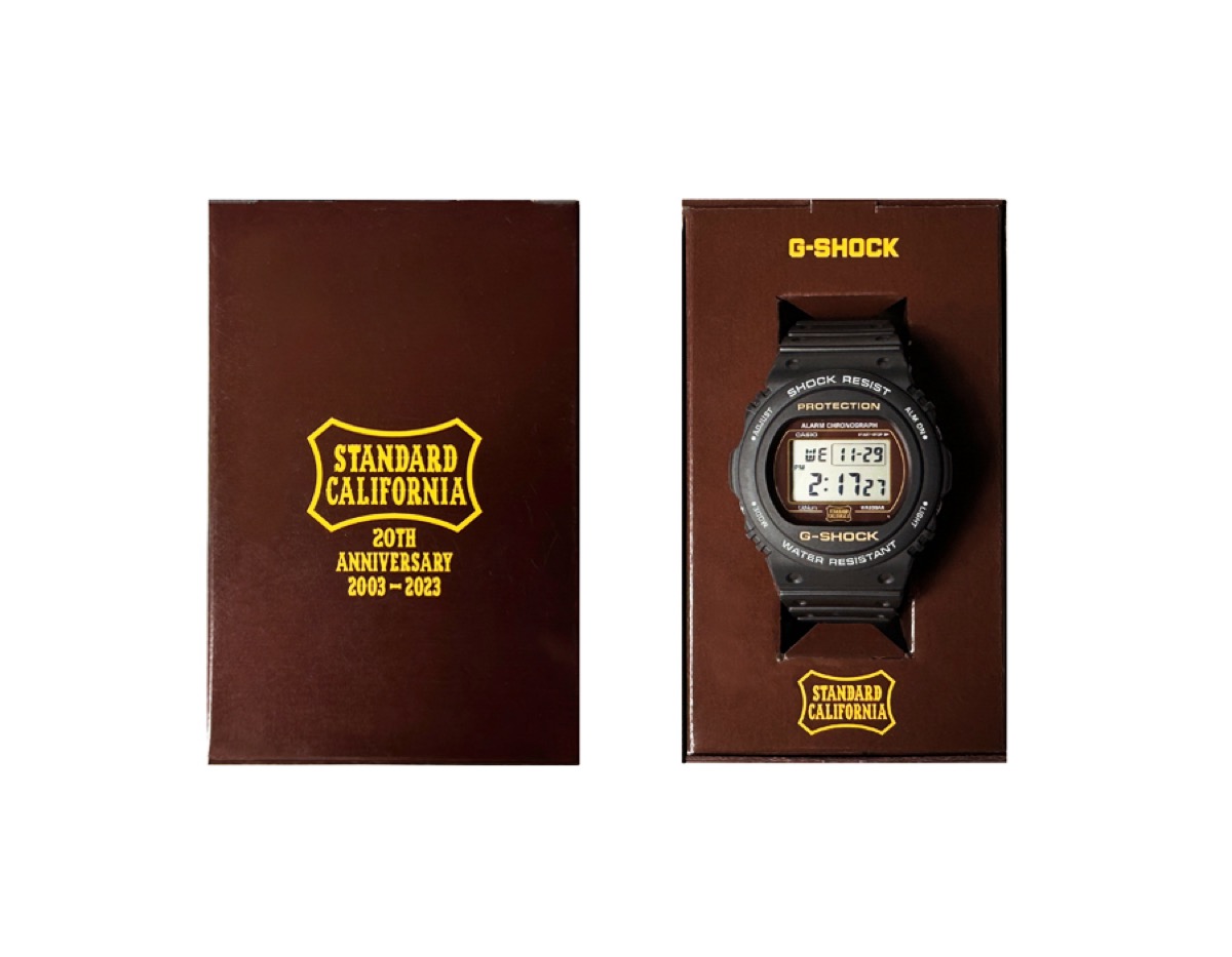 G-SHOCK × Standard California 20周年記念 別注『DW-5750』が国内12月