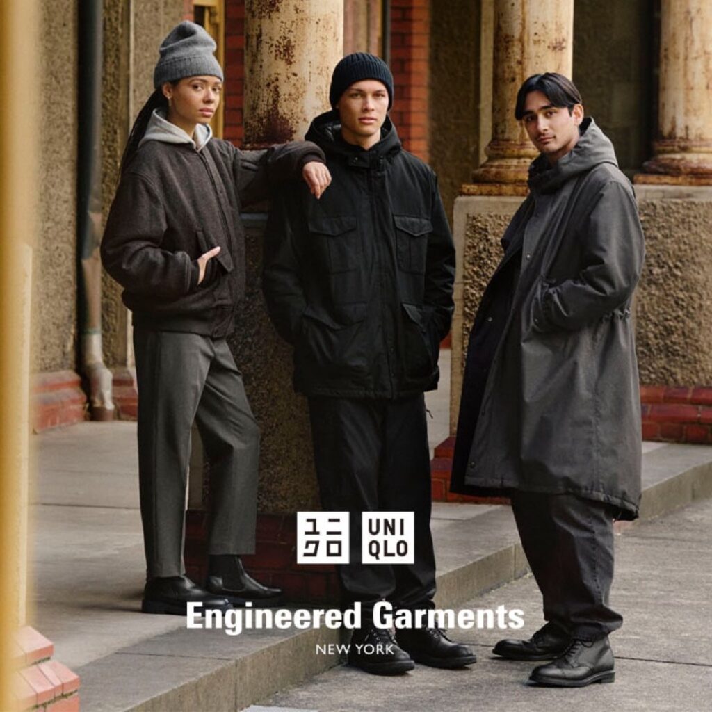 UNIQLO and Engineered Garments コラボ第3弾が海外11月10日より発売