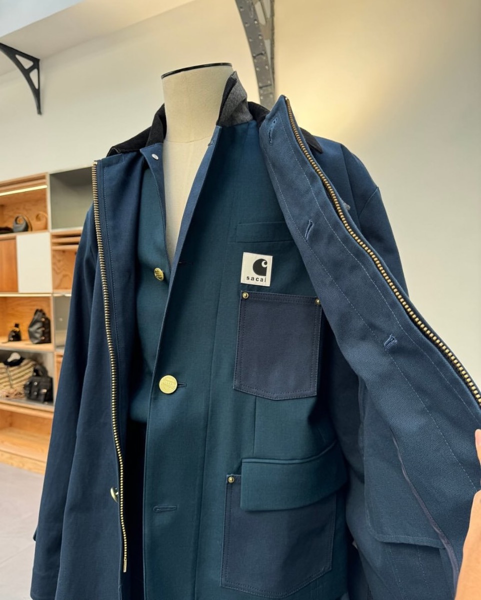 sacai x Carhartt WIP 2026年春夏コラボコレクションが国内2月6日／2月