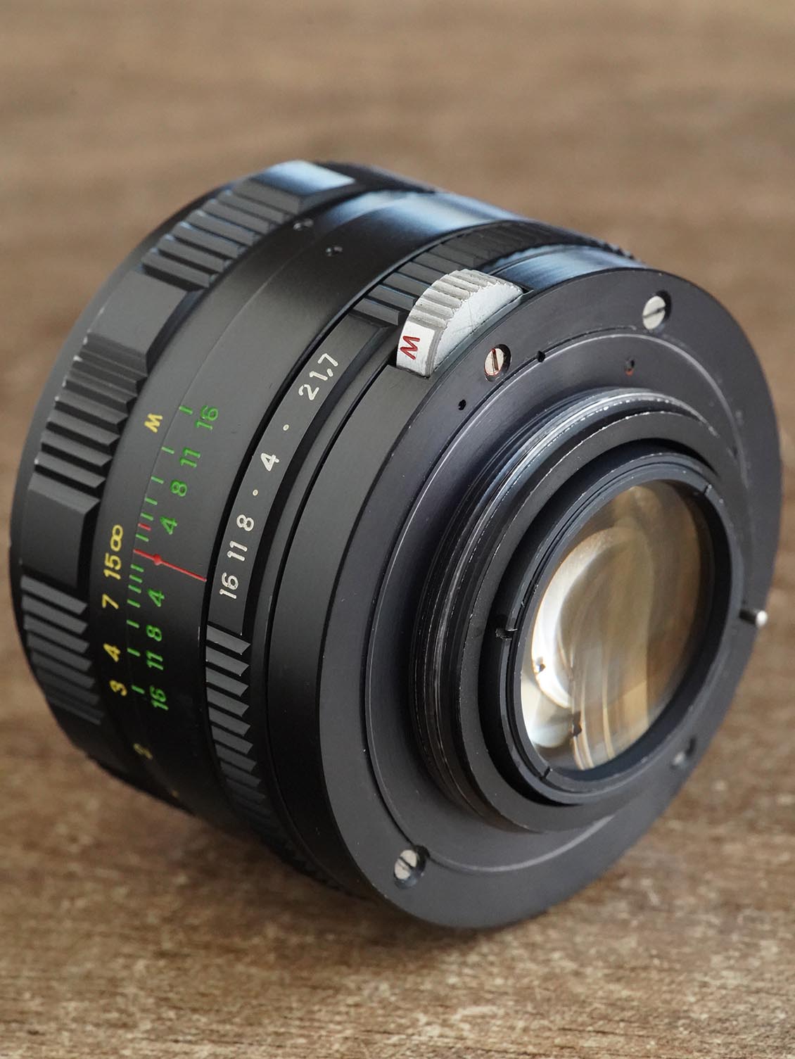 Zenitar-M 50mm f/1.7 M42 SLR №827319 with set starburst