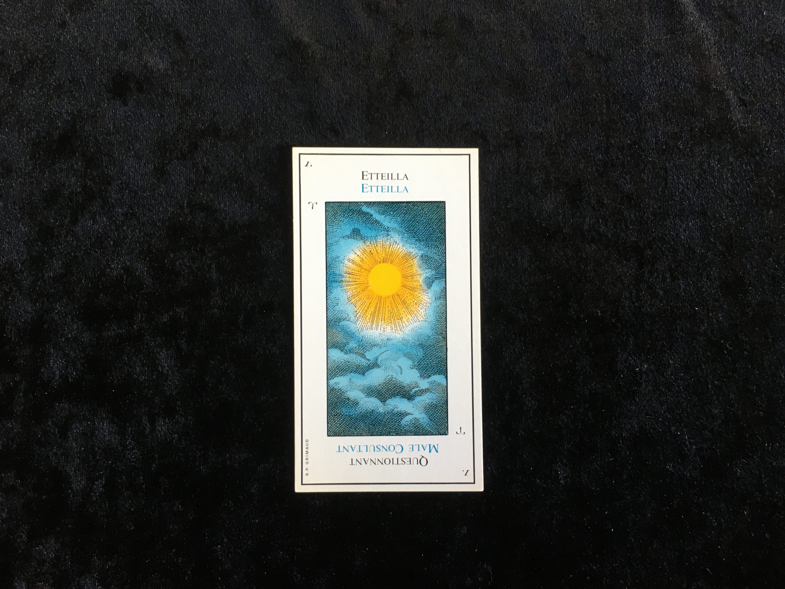 エテイヤ（エッティラ）のタロットカード「No.1：カオス」の意味