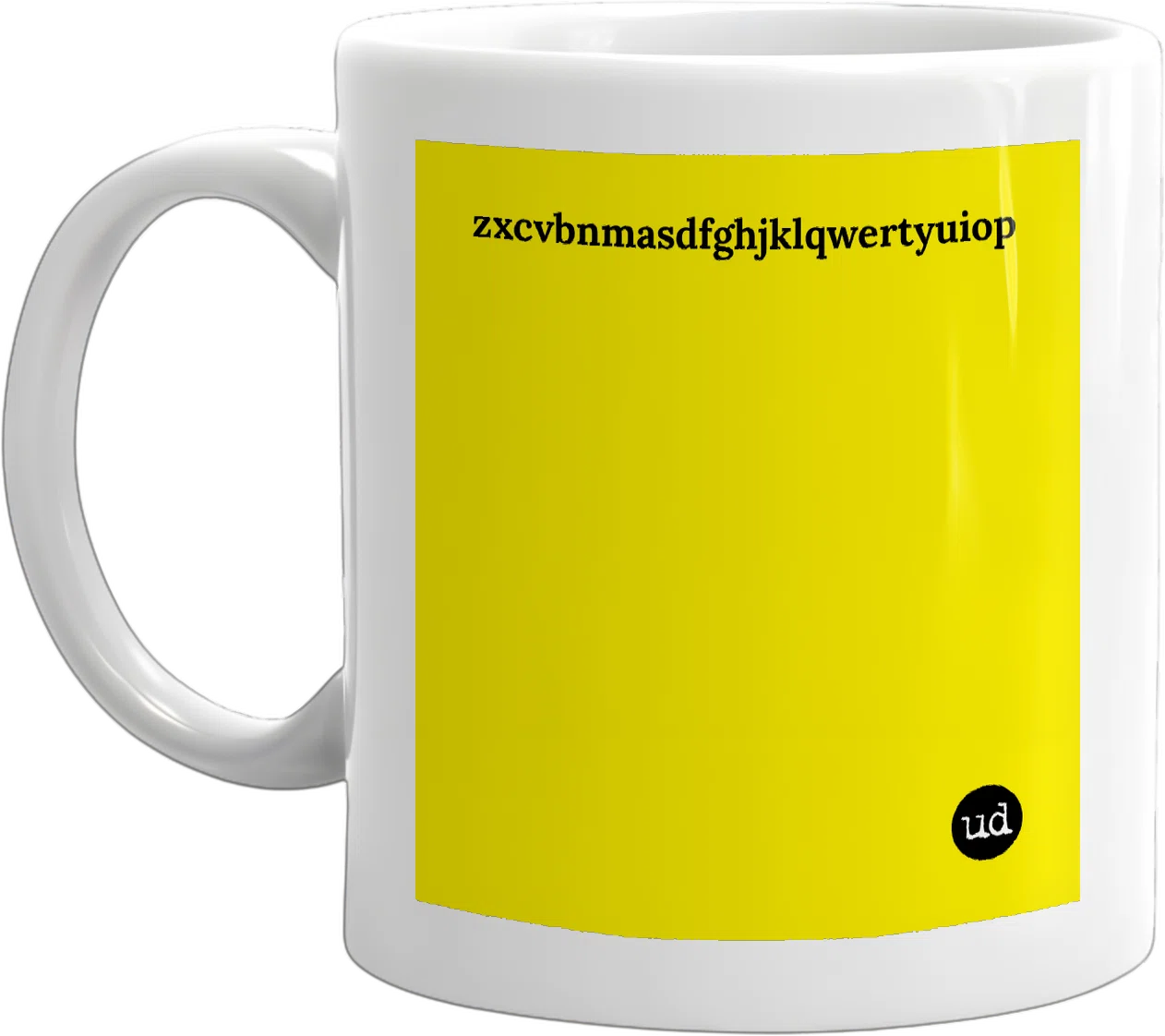Zxcvbnmasdfghjklqwertyuiop Mug - Urban Dictionary Store
