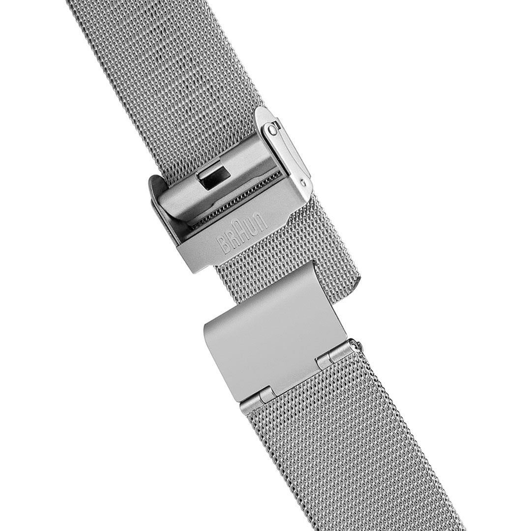 BN0031 Braun ladies classic watch - white dial and silver mesh