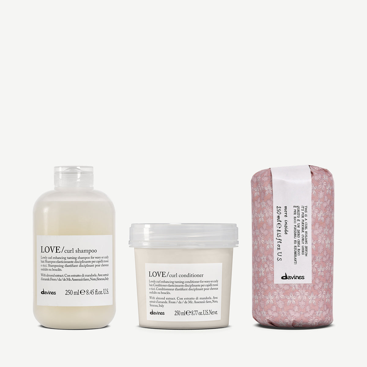 Hydrating Hair Set for Curly Hair Love Curl Set | Davines