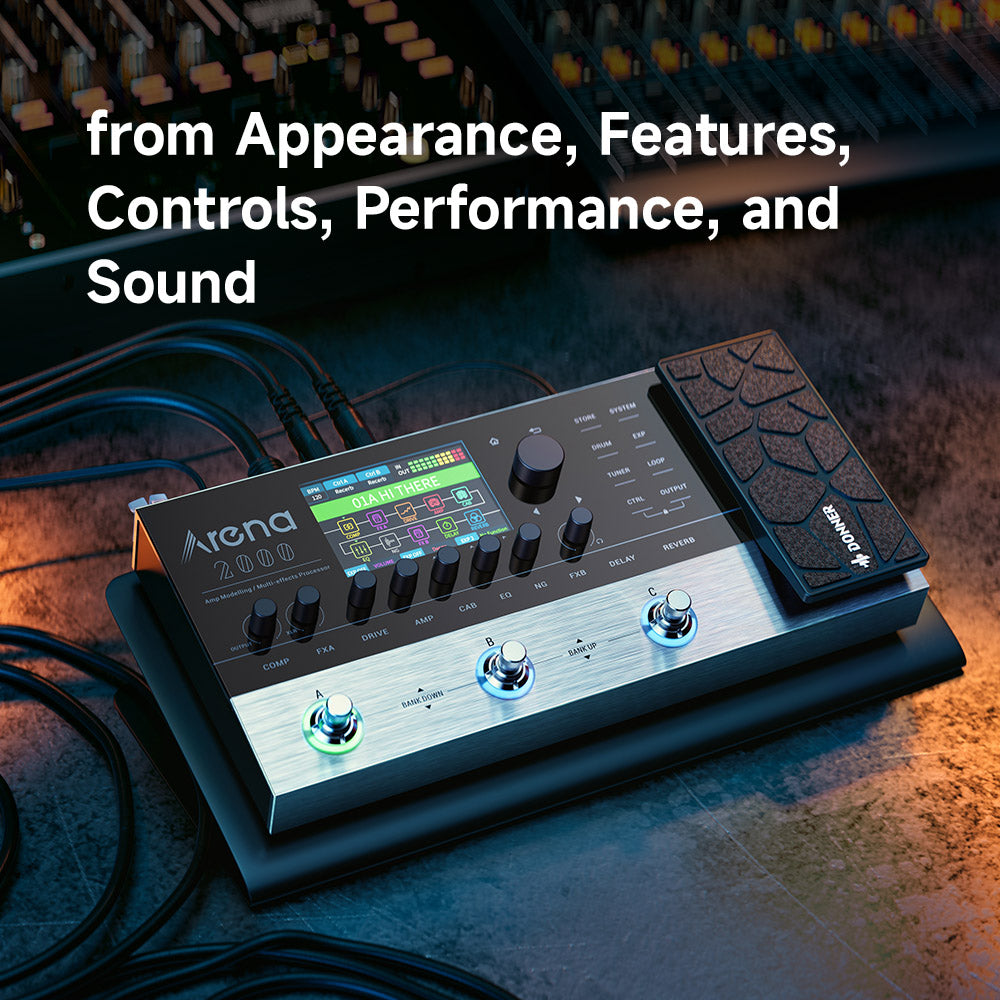 Donner Arena 2000 Amp and Effects Pedal Review by Dave Hunter from Gui