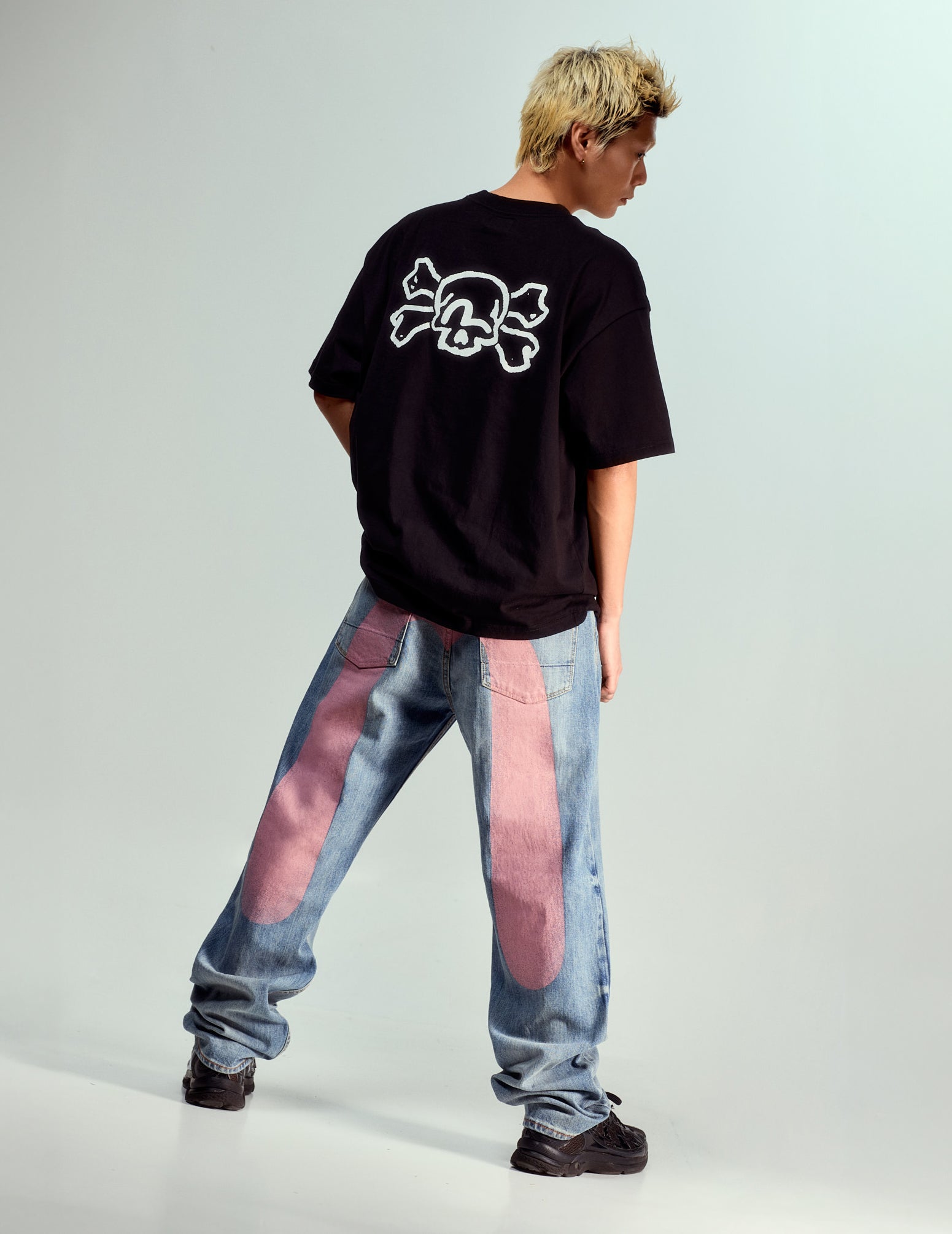 Daicock Print Baggy-Fit Jeans #2000 – EVISU