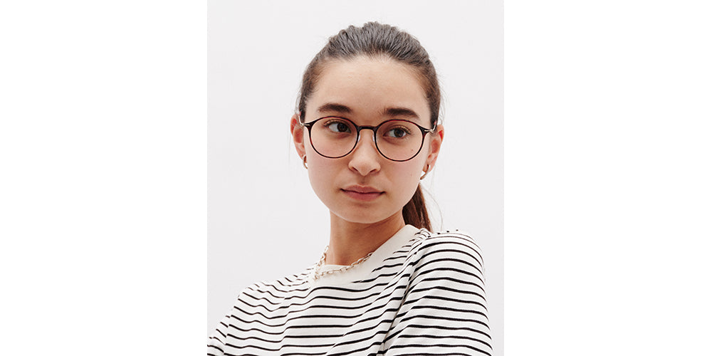 Fire on Gold Round Glasses incl. $0 High Index Lenses with