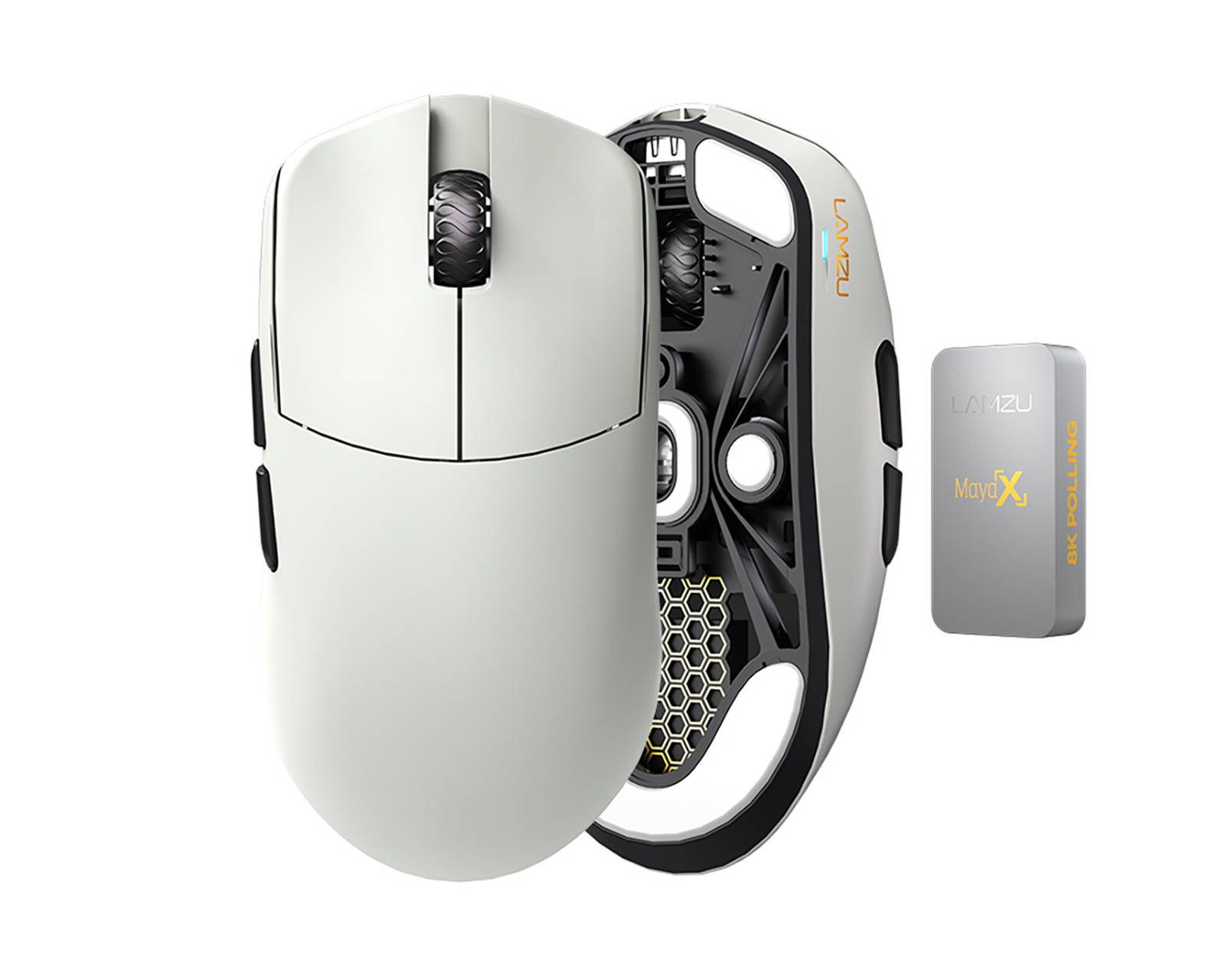 Lamzu MAYA X Wireless Gaming Mouse - Gray - us.MaxGaming.com