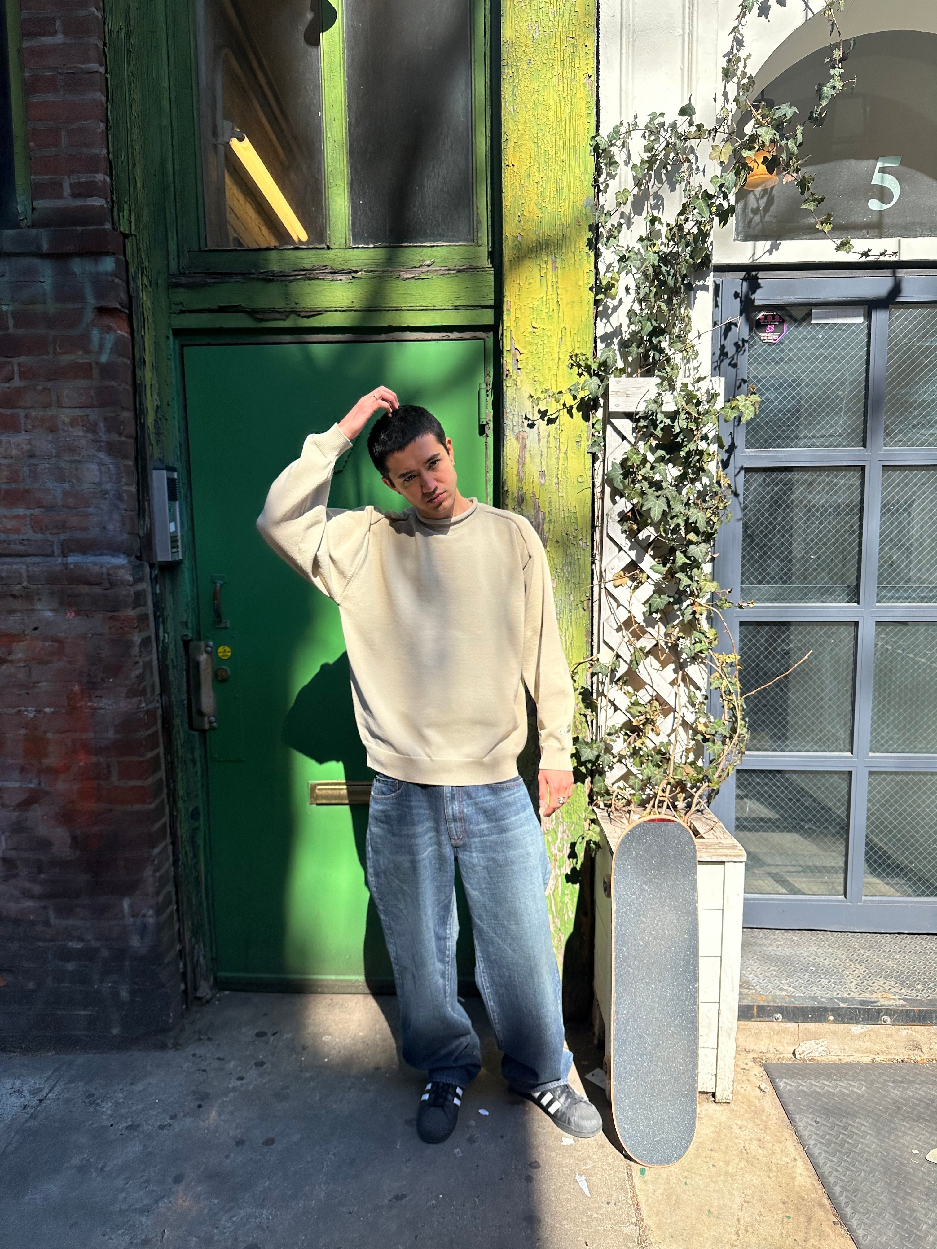 nanamica SS25-12G Crew Neck Sweater – nanamica NEW YORK