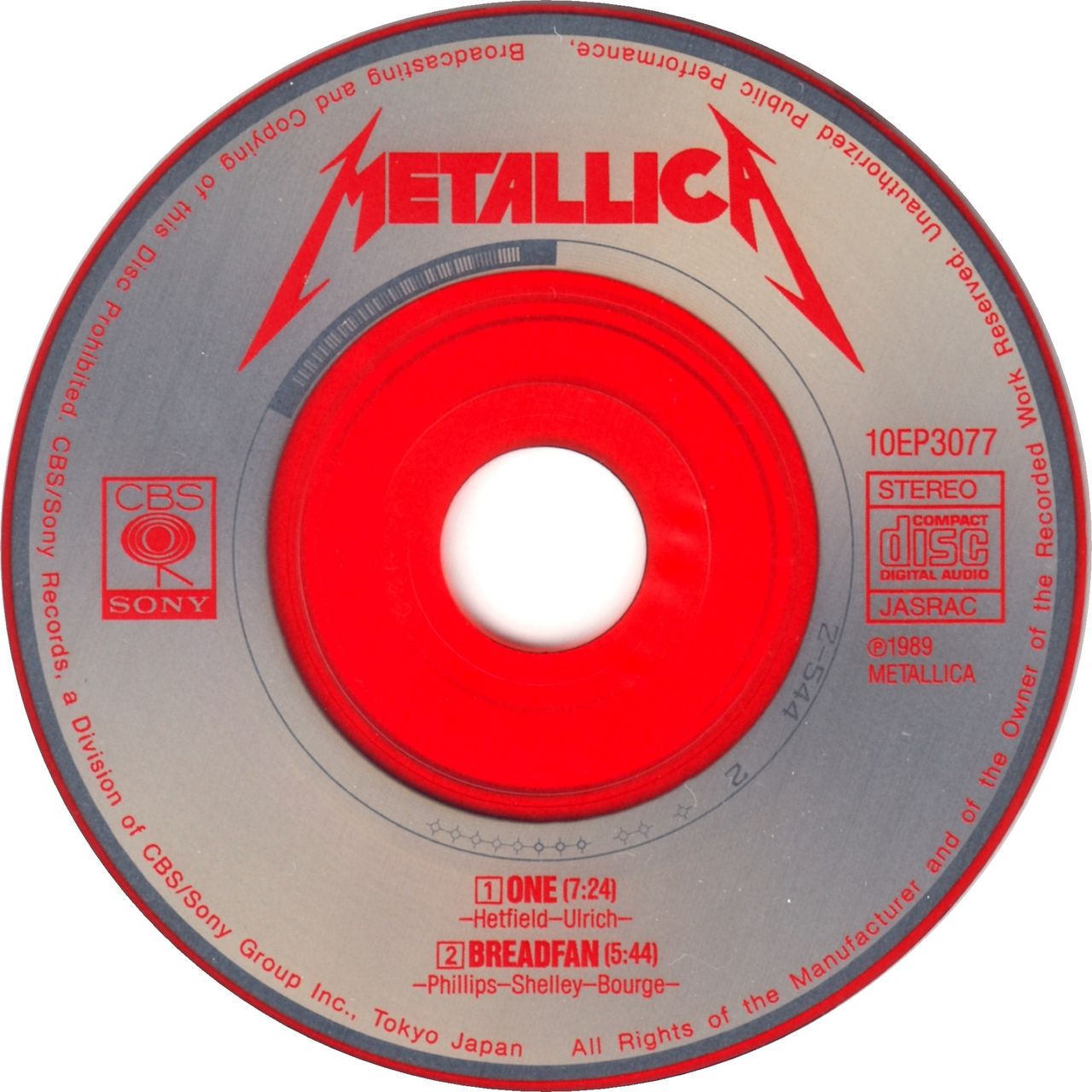 Metallica One Japanese 3