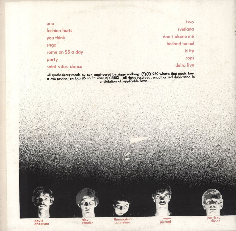 Xex group:xex US Vinyl LP — RareVinyl.com