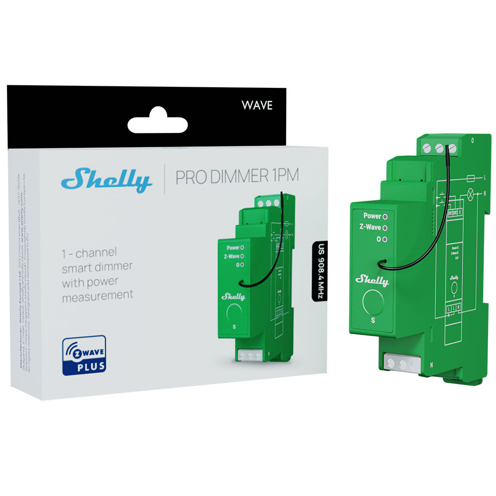 Shelly Wave Pro Dimmer 1PM - | Shelly USA