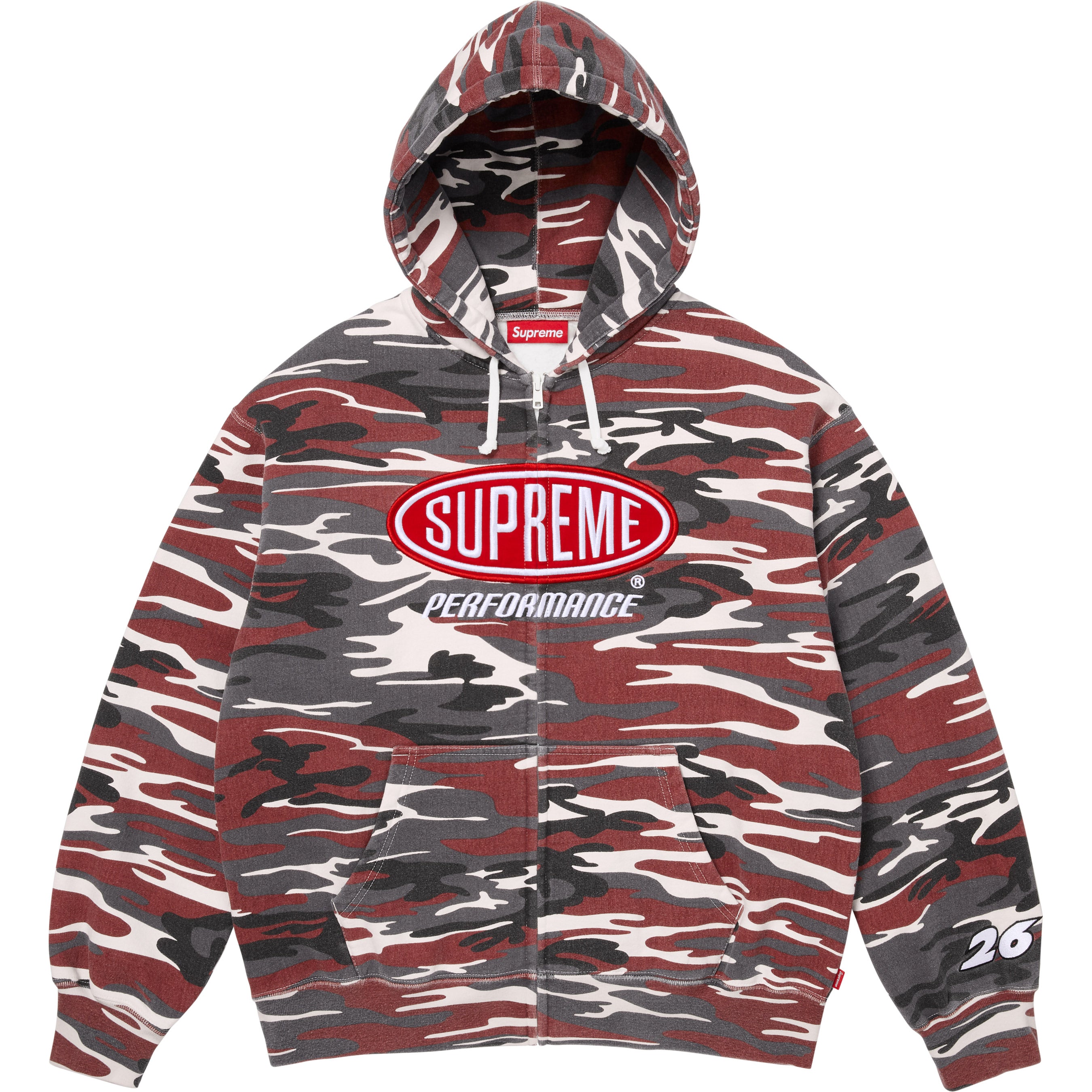 Performance Zip Up Hooded Sweatshirt - Shop - Supreme