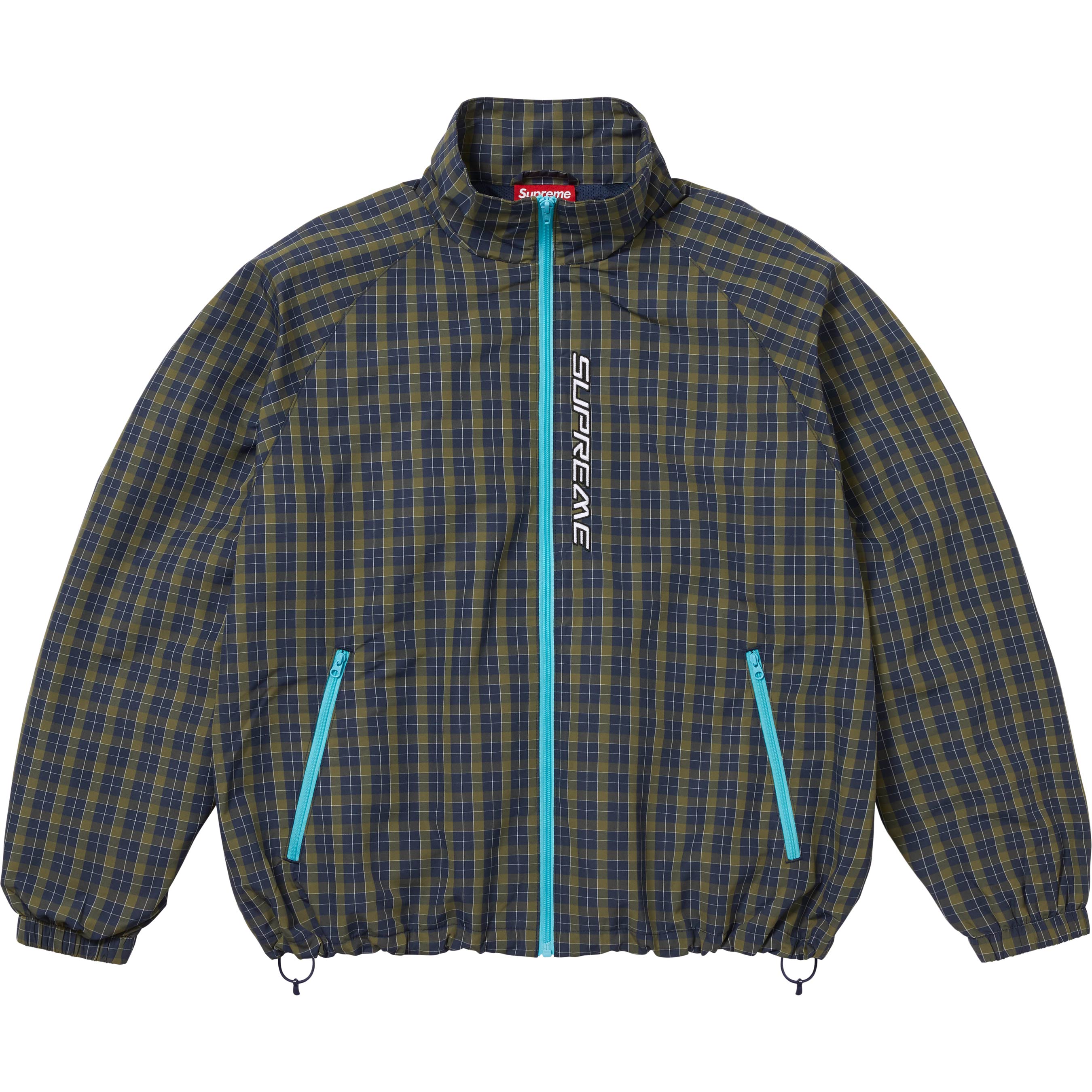 Supreme 25FW Plaid Track Jacket