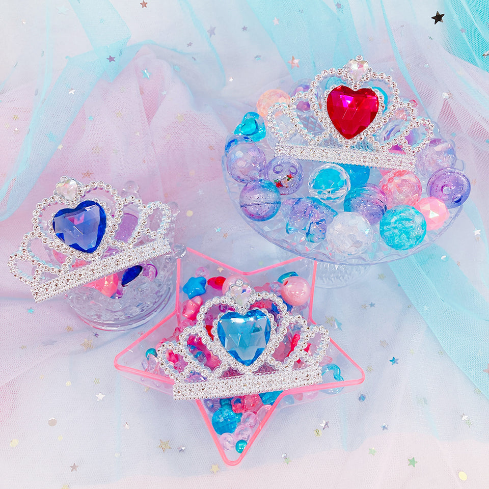 minacute公式】オーロラハートつきミニハート ティアラ – Utopia