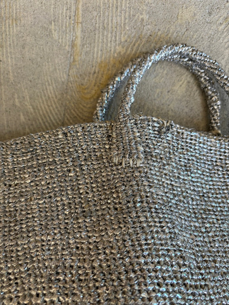 RECTANGLE シルバービッグトート バッグ – UTSUWA HIYORI