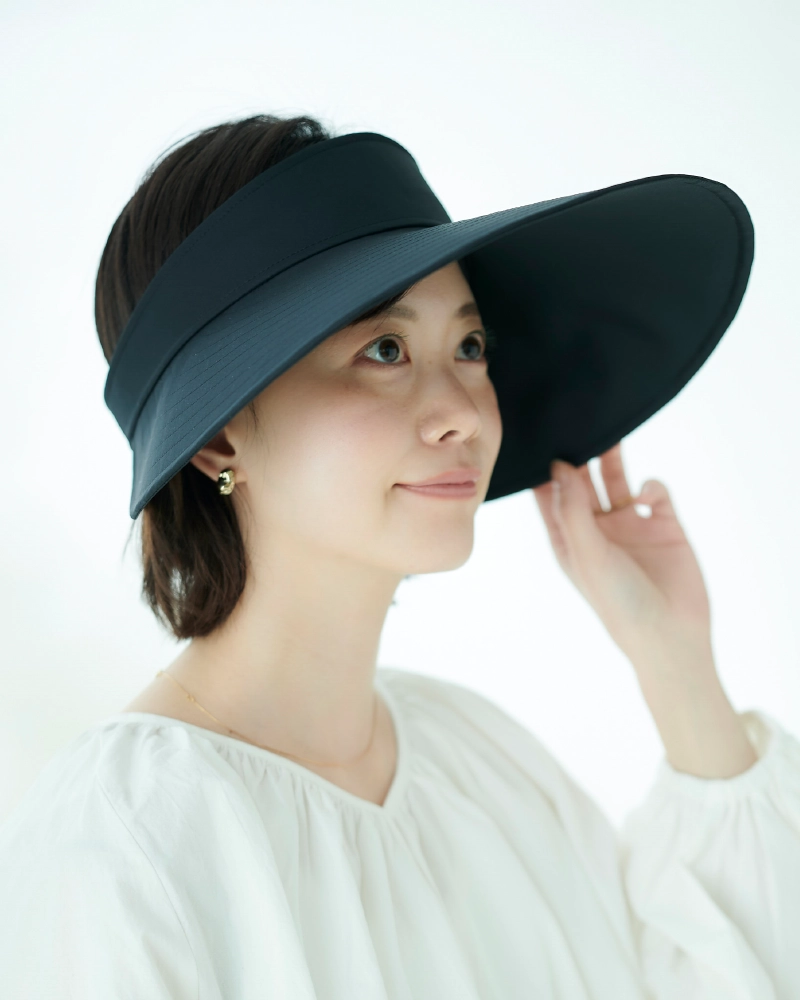 サンバイザー | 完全遮光日傘｜サンバリア100