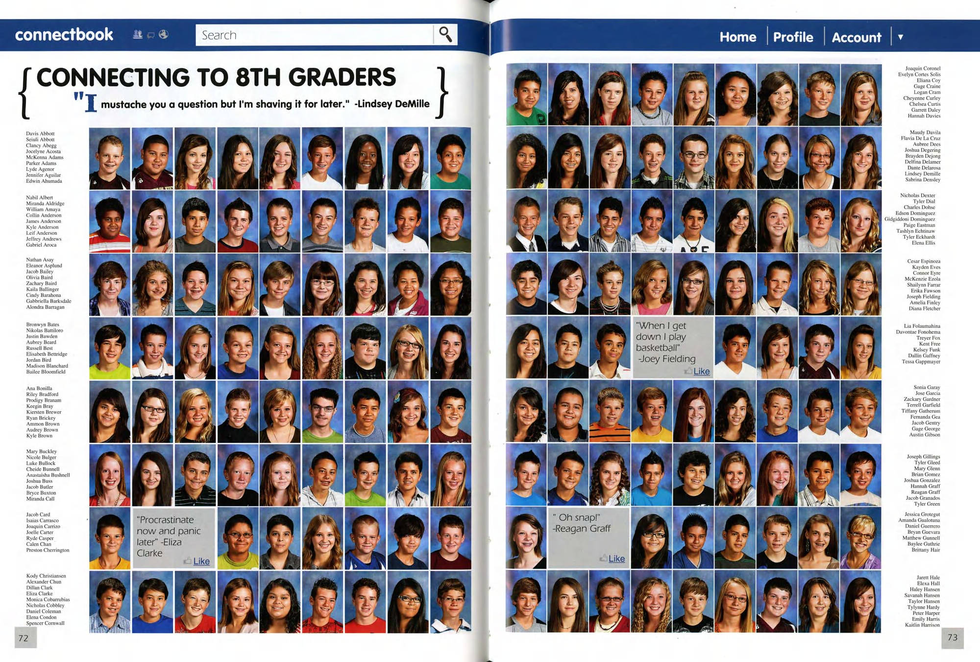 Lakeridge Junior High School Legacy 2012 Connectbook : your life